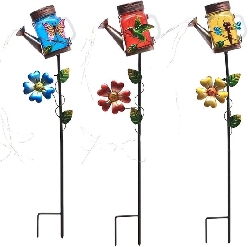 علبة سقي شمسية ضوء مصباح متوهج ديكور للمنزل المكتب غرفة النوم حفلة - Image 2